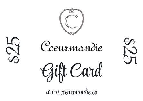 Coeurmandie Gift Card.