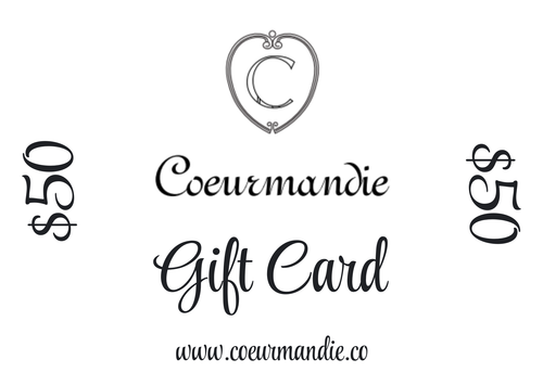 Coeurmandie Gift Card.
