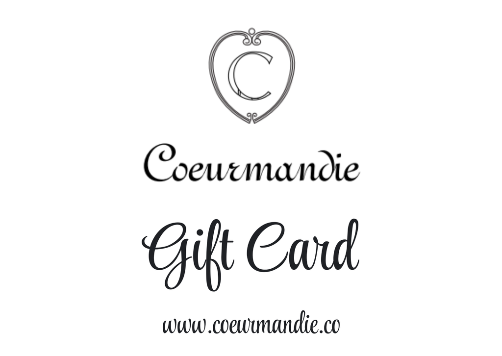 Coeurmandie Gift Card.