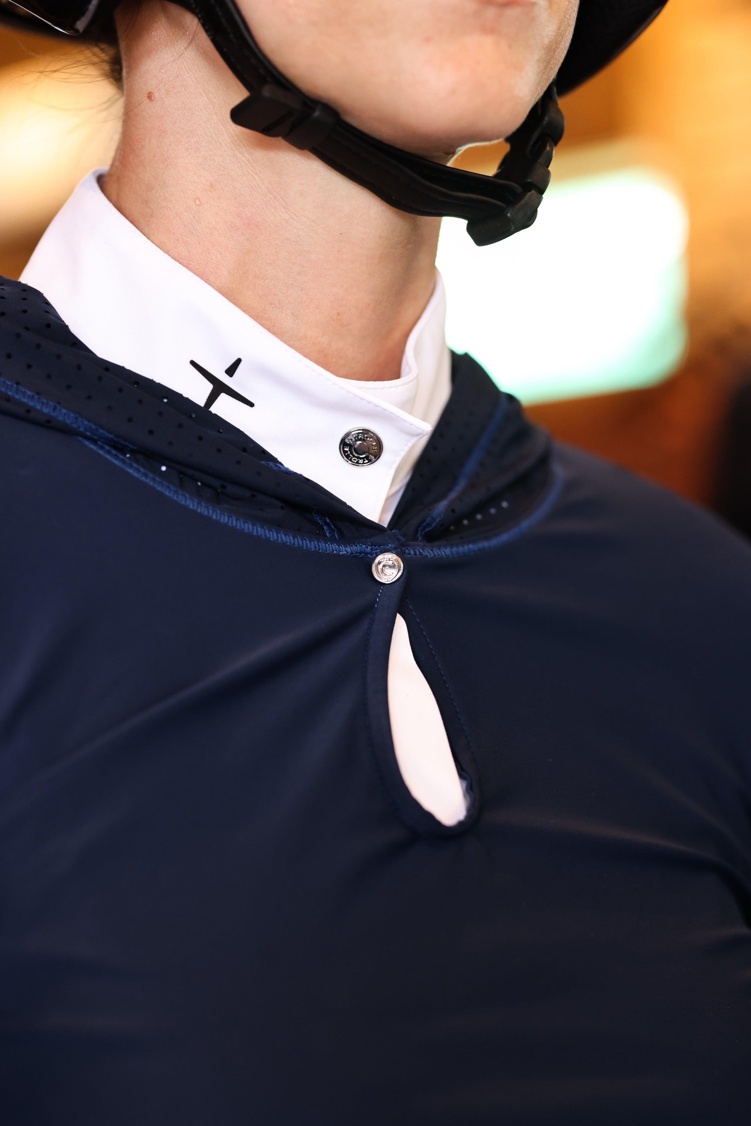 Technical perforated hoodie designed for equestrian enthusiasts, combining style and functionality seamlessly.